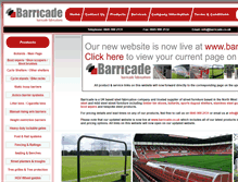 Tablet Screenshot of barricade-ltd.com